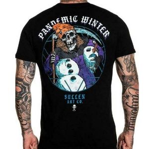 ☠️ SULLEN MENS PANDEMIC BLACK TEE SZ:2XL NWOT🏷